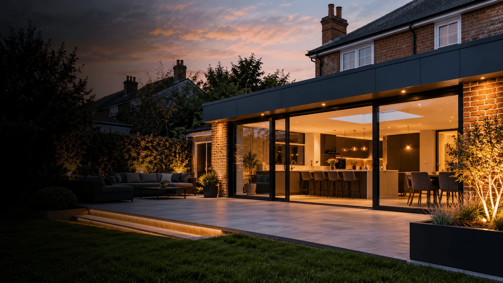 Modern building extension